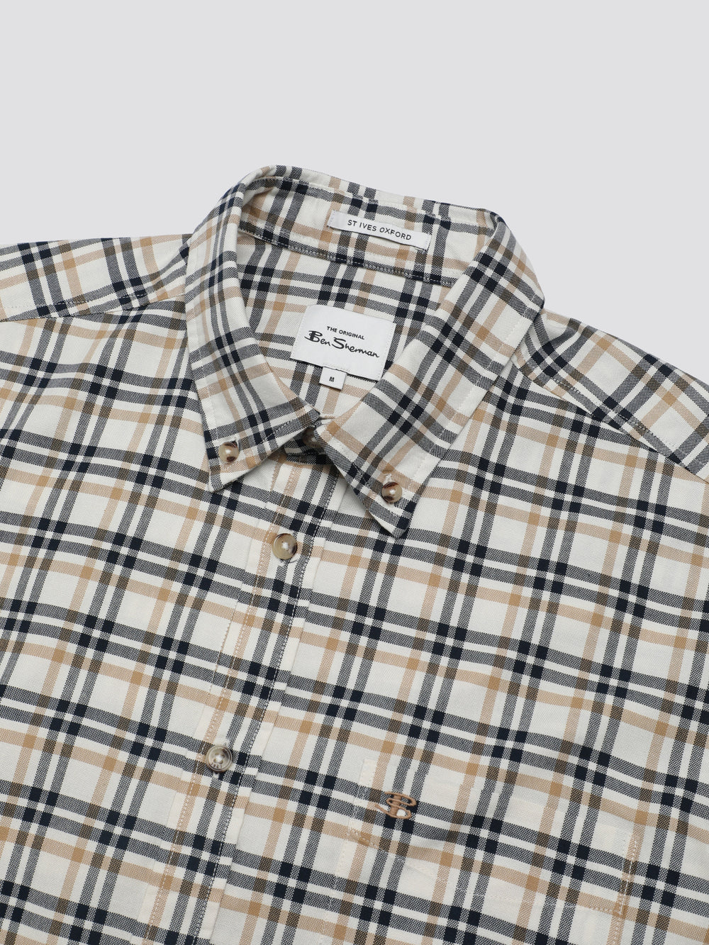 Chemises Ben Sherman Signature Oxford Check Blanche | HBS-38494673